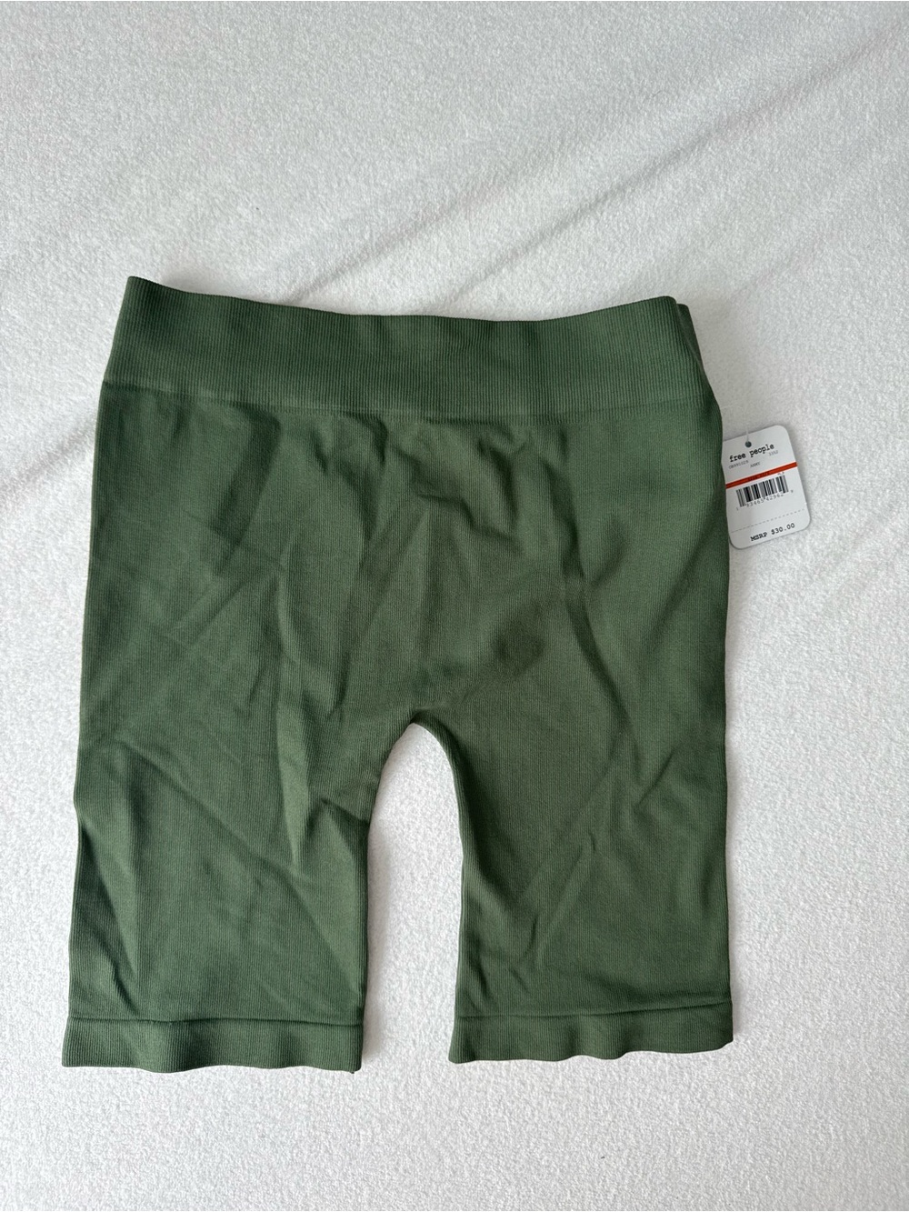 Intimately Free People Green Bike Shorts